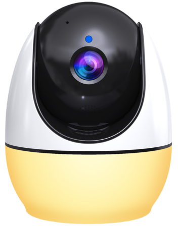 CARCAM Wireless Baby Monitor PTZ Camera (XMABM200S) Night Light
