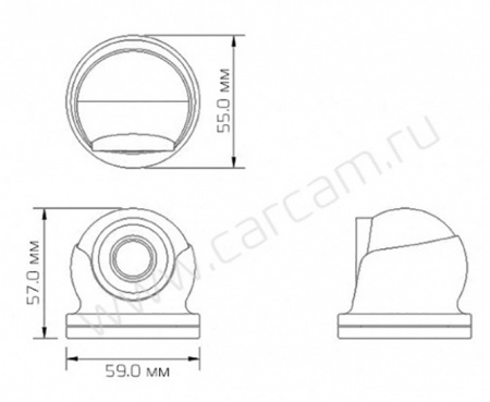 CARCAM CAM-598M (3.6mm)