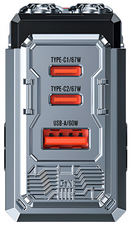 Wekome Navigator Series 67W GaN Charger (WP-U08) EU Silvery