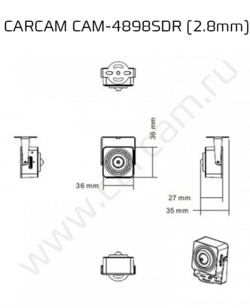 CARCAM CAM-4898SDR (2.8mm)