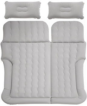 TellWoo Car Mountedinflatable Bed 174cm*126cm (TWCQC-08) Black/Grey/Beige