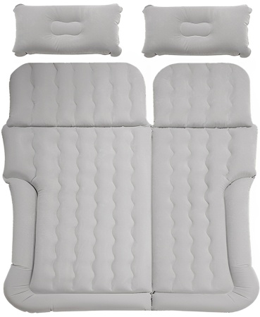 TellWoo Car Mountedinflatable Bed 174cm*126cm (TWCQC-08) Black/Grey/Beige