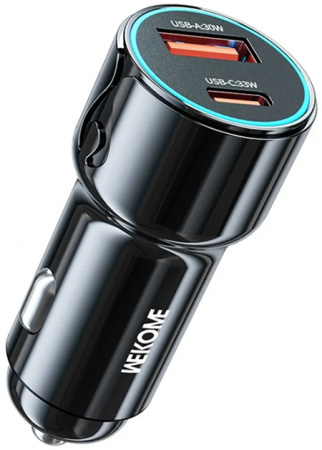 Wekome Pop Digital Series A+C 63W Fast Car Charger (WP-C49) Tarnish