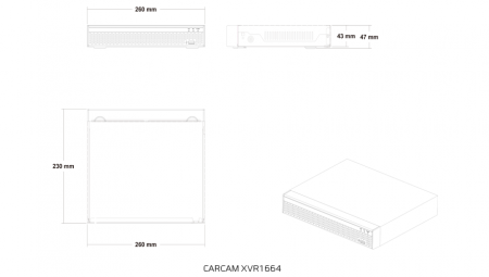CARCAM XVR1664