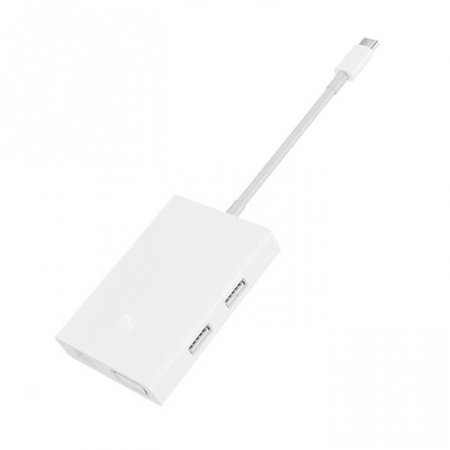 Xiaomi USB-C to VGA/Gigabit Ethernet Multi-function Adapter (ZJQ04TM) White