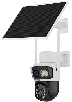 CARCAM 4MP Solar Outdoor PTZ Triple View Camera V380BP8Pro-4G