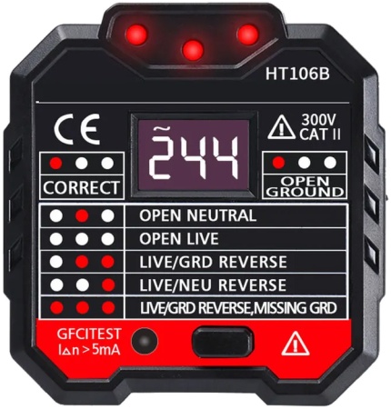 RichMeters RM200Pro Тестер розеток 