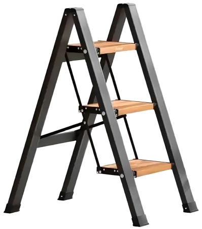Bafen Midoli 3-Step Household Ladder Without Handrails
