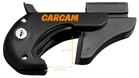 Багажник на рейлинги CARCAM ROOF RAIL 1350 мм 3 поперечины (CC8706) Silver