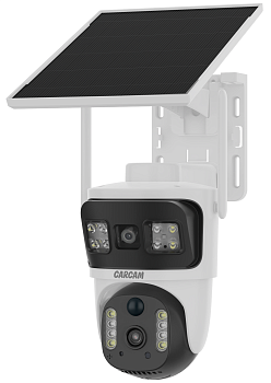 CARCAM 4MP Solar Outdoor PTZ Dual View Camera V380BP5Plus-4G