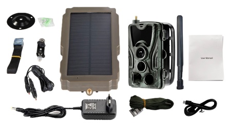 Комплект Suntek HC-801LTE и солнечная панель с аккумулятором Suntek SP-02 Solar panel with Li-ion battery 2500mAh