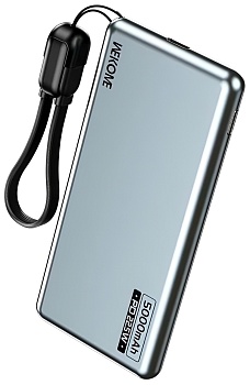 Wekome Ultra-Thin Super Fast Charging Power Bank (WP-60) Blue