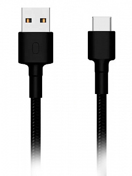 Xiaomi Mi USB/Type-C Braided Cable 1m (SJX10ZM) Black