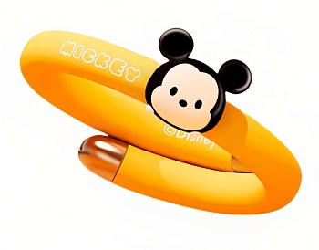 Disney Tsum Tsum Aromatherapy Essential Oil Diffuser Bracelet Q2 (ZSM242116) Mickey Yellow