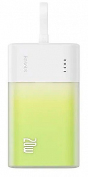 Xiaomi Baseus Pocket Fast Charging Power Bank Type-C 5200 mAh (PPKDC05L) Green