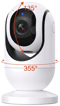 CARCAM Wireless Baby Monitor PTZ Camera (CCABM780)