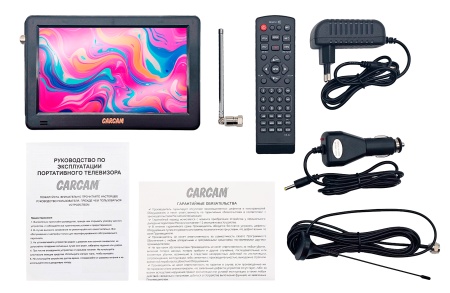 CARCAM 6" LED TV DVB-T2/Analog 3000 mAh (CCLED6)